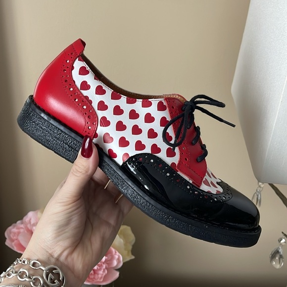 Embassy London Hatter Lovestruck Oxford Shoes - Picture 11 of 11